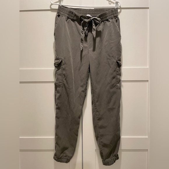 Dex 100% Tencel Grey Pants with Elastic Ankle and Waist - Size M - Picture 1 of 7